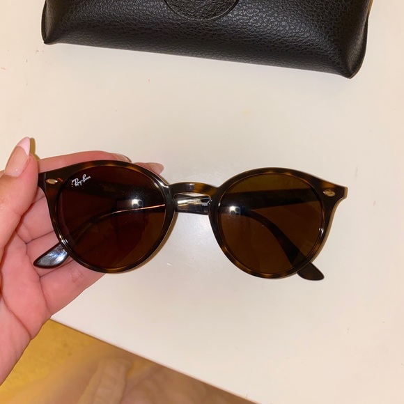 Rayban Tortoise RB2180 Sunglasses, b-15 brown lens - Picture 3 of 5